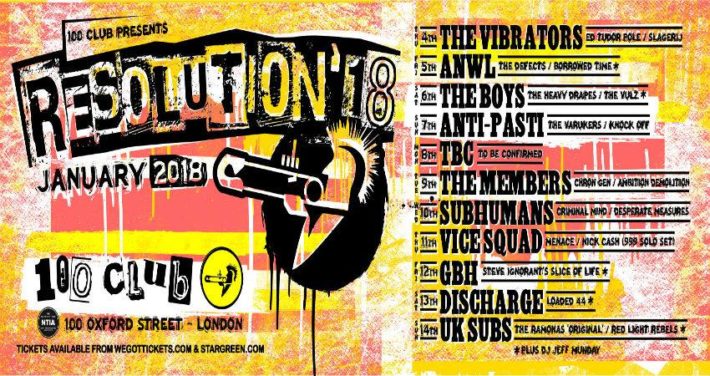 Resolution Festival 2018 100 Club