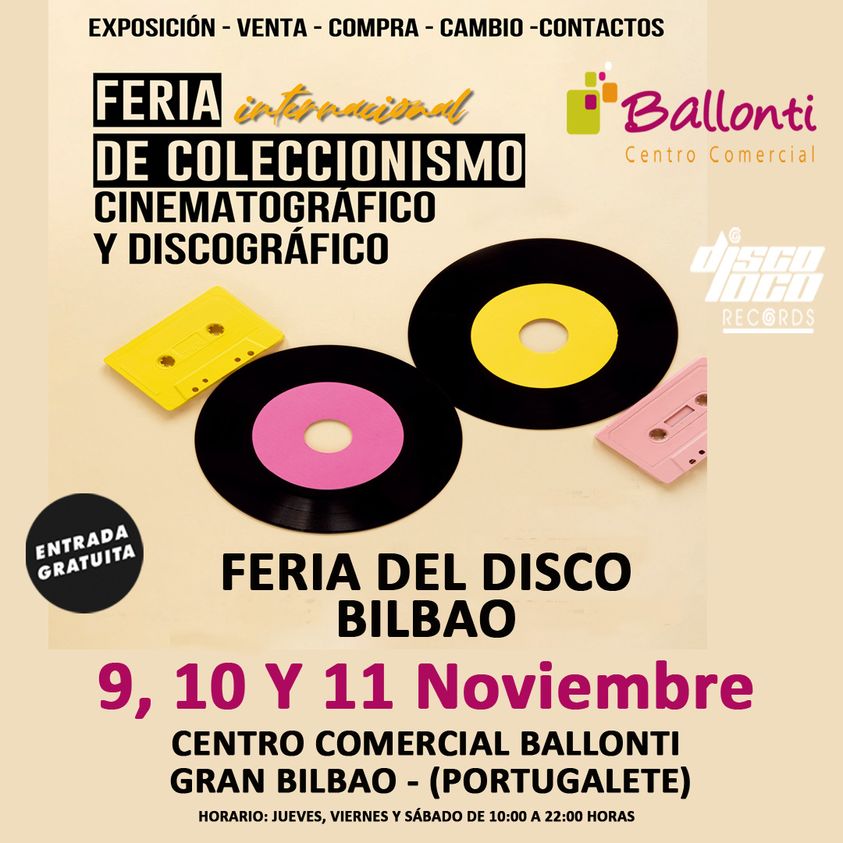 ferias disco Bilbao noviembre 2023