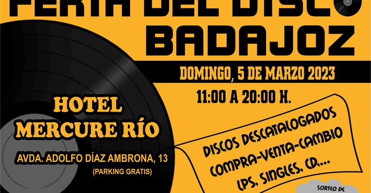 ferias discos Badajoz 5 marzo