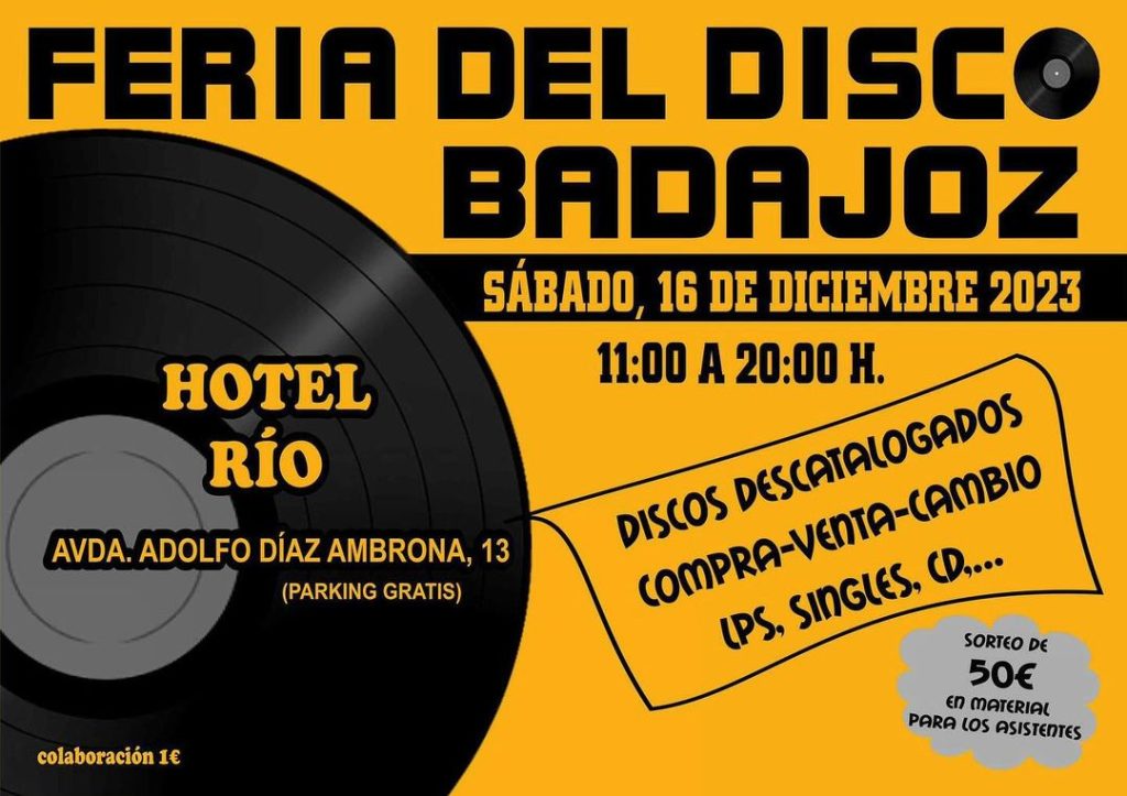 feria disco Badajoz diciembre 2023