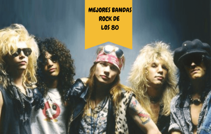 Mejores bandas rock de los 80 del mundo