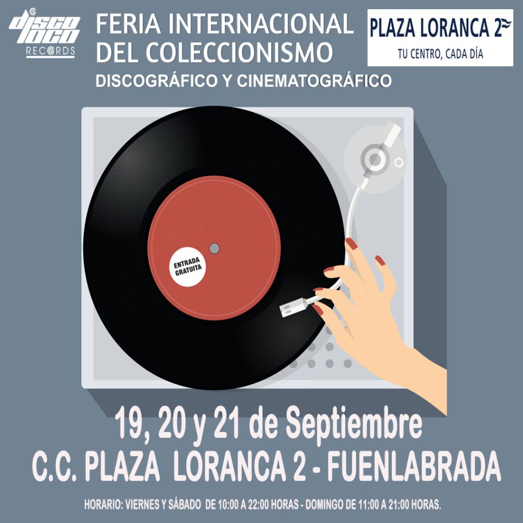 feria discos Fuenlabrada septiembre 2025