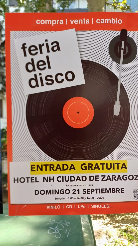 feria discos Zaragoza septiembre 2025