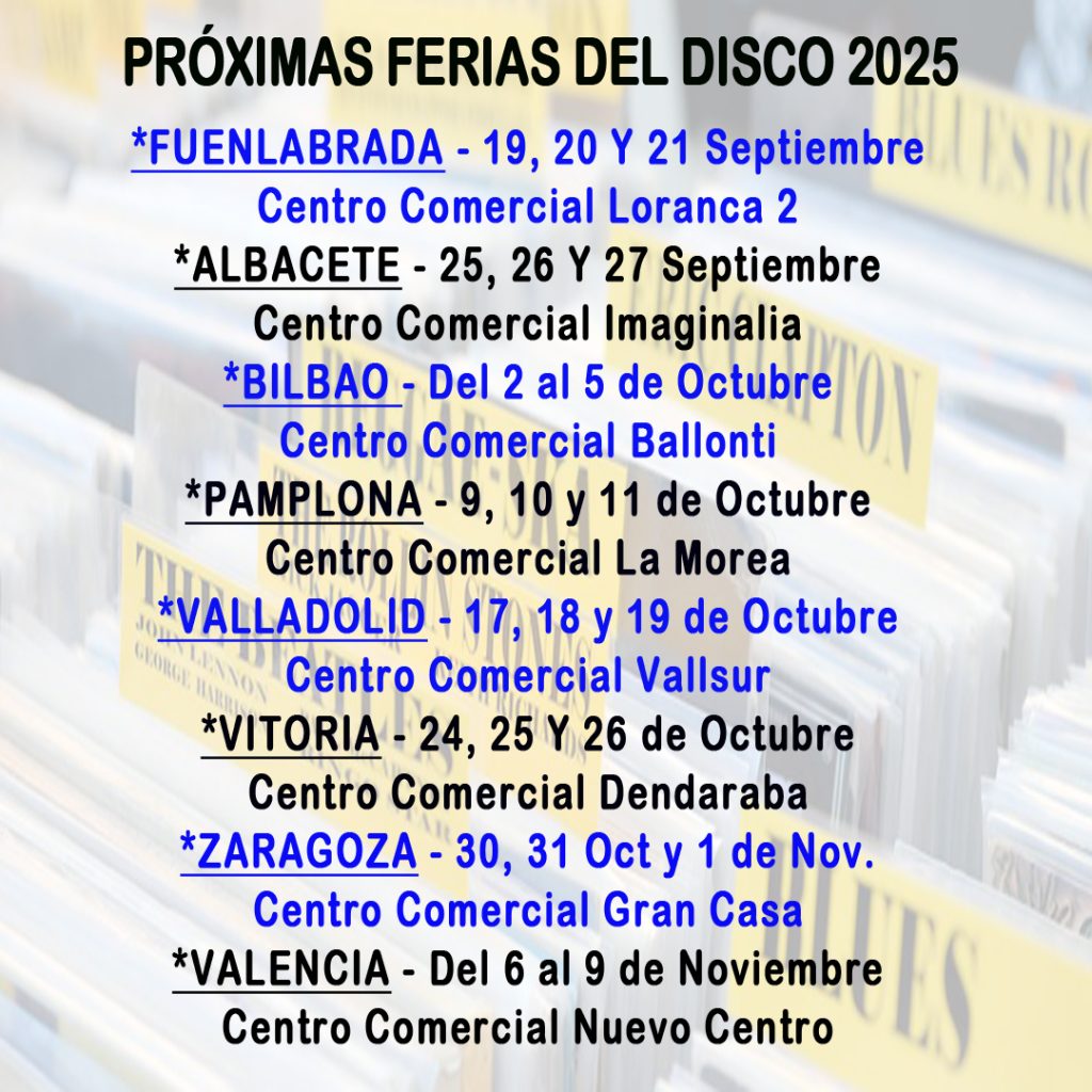 ferias disco centros comerciales otoño 2025